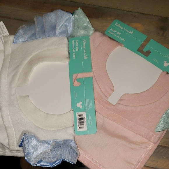 Disney Princess Bib Set - Pink and White - Picture 2 of 2